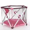 Extralink Kids Playpen and Ball Pit - Foldable Dry Pool for Children, 120x68cm, Grey