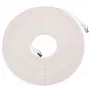 EXTRALINK LAN Patch Cord Cat.8 U/FTP 15m 40G plokščias ekranuotas folijos vytos poros laidas, grynas varis, baltas