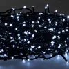 Extralink LED girlianda 200 LED šaltai baltos šviesos 10m + 3m IP44 vidaus / lauko
