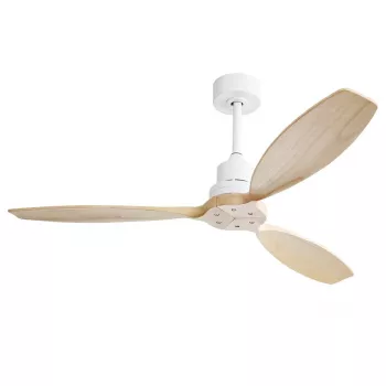 Extralink Nature Pure 52 Smart WiFi lubinis ventiliatorius, 132 cm, medinės mentės, valdymas programėle