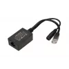Extralink PoE inverteris 1 prievadas, įvestis 1x 1000Mb/s RJ45/Jack 10-30V, išvestis 48V