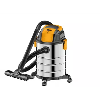 EXTRALINK POWERLINK pramoninis šlapio ir sauso valymo dulkių siurblys, 1300W, 20L, sidabrinis, R-702