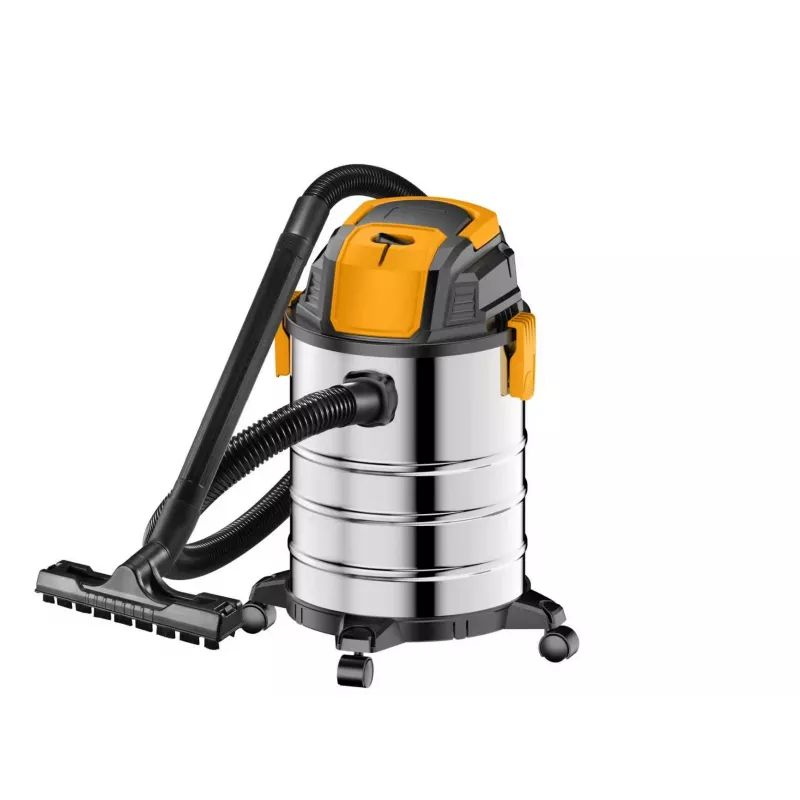 EXTRALINK POWERLINK pramoninis šlapio ir sauso valymo dulkių siurblys, 1300W, 20L, sidabrinis, R-702