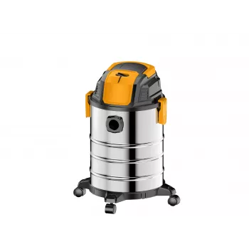 EXTRALINK POWERLINK pramoninis šlapio ir sauso valymo dulkių siurblys, 1300W, 20L, sidabrinis, R-702
