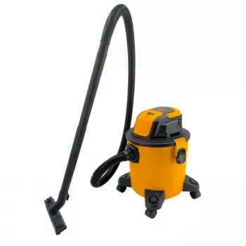 EXTRALINK Powerlink pramoninis šlapio/sauso valymo dulkių siurblys 1300W 20L geltonas/juodas R-704