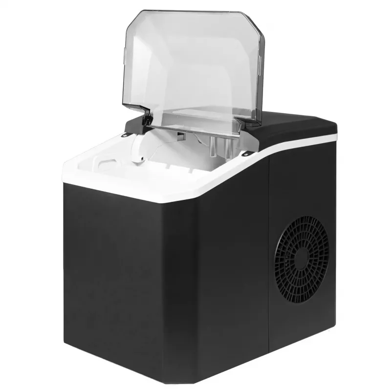 Extralink SmartLife Cube Ice Lite ledo gaminimo aparatas - 12 kg/24h, 1,8 L bakas, kulkos formos ledas, juodas