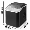 Extralink SmartLife Cube Ice Lite ledo gaminimo aparatas - 12 kg/24h, 1,8 L bakas, kulkos formos ledas, juodas