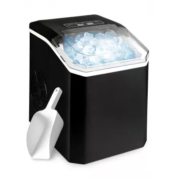 Extralink SmartLife Cube Ice Lite ledo gaminimo aparatas - 12 kg/24h, 1,8 L bakas, kulkos formos ledas, juodas