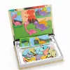 EXTRALINK TOYS Magnetinė dėlionė knyga 64 dalys Dinozaurai