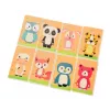 EXTRALINK TOYS Magnetinė dėlionė knyga Gyvūnai 68 dalys