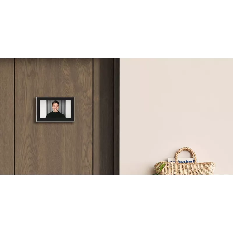 Ezviz CS-CP2 2MP belaidis skaitmeninis durų žiūronas (1080p, 4,3 colio LCD, Wi-Fi, PIR, dvipusis garsas, auksinis)