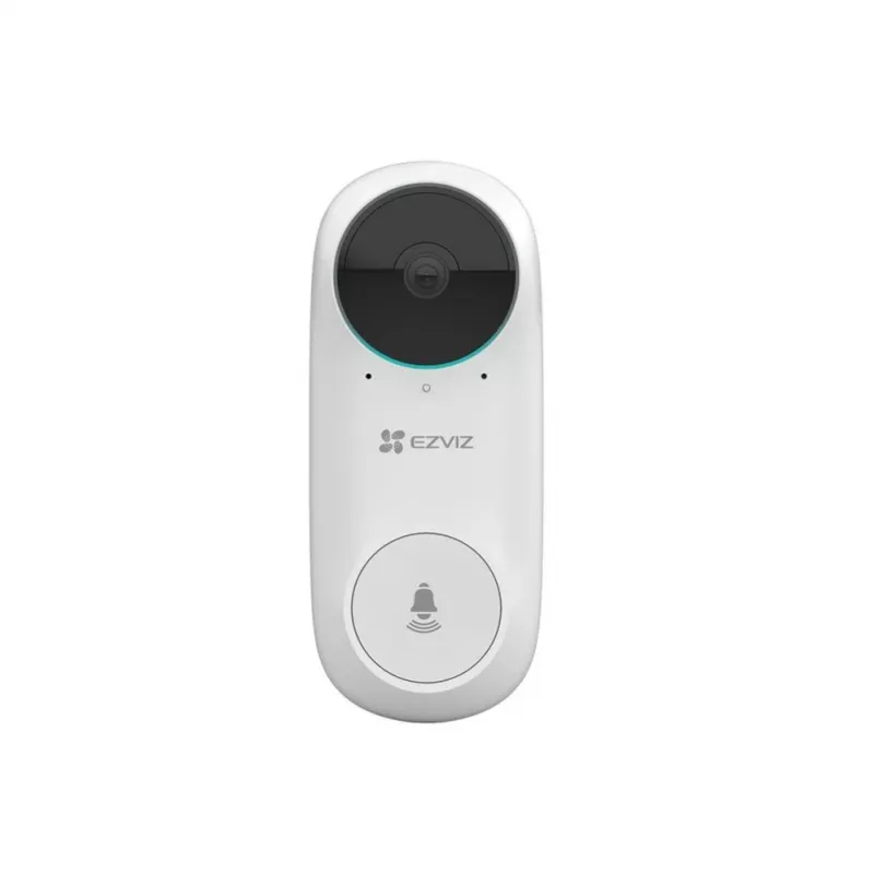 EZVIZ DB2C belaidis vaizdo skambutis 1080p Full HD, 160° FoV, naktinis matymas, dvipusis garsas, IP65, maitinamas baterija, veikia su Alexa/Google Assistant