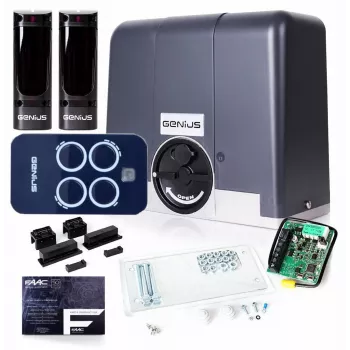 FAAC Genius Blizzard 400 24V Sliding Gate Opener Kit, 400 kg