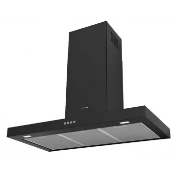 Faber Stilo Comfort BK Matt A90 90cm sieninis gartraukis, juodas matinis, 670m³/h