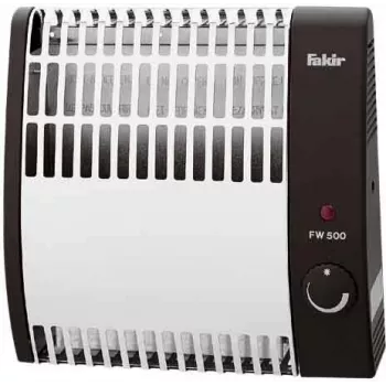 Fakir FW 500 chromo/antracito greitas šildytuvas su apsauga nuo užšalimo, 500 W sieninis konvektorius 6004006