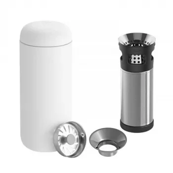 Fellow Carter Move Mug 473 ml matinė balta su Carter Infuser
