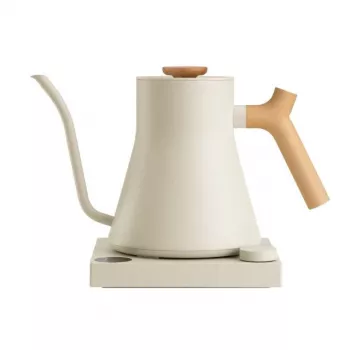 Fellow Stagg EKG PRO elektrinis virdulys pour-over kavai 900ml sezamo smėlio spalvos su medine rankena