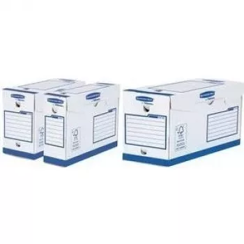Fellowes Bankers Box Basic didelio atsparumo A4+ archyvavimo dėžė mėlyna, 100% perdirbtas kartonas, FSC sertifikuota 4472902