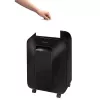 Fellowes Powershred LX201 Micro-Cut Shredder, juoda, 10 lapų, P-5 saugumas, 22L krepšelis