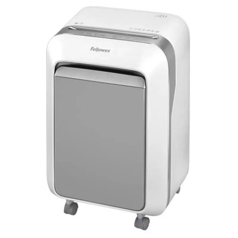 Fellowes Powershred LX211 Micro-Cut Shredder, 15 Sheets, 23 Litre, White