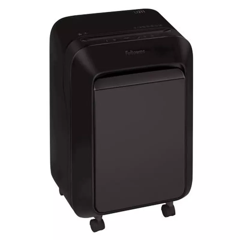 Fellowes Powershred LX211 Micro-Cut Shredder, juoda, 15 lapų, 23 litrai