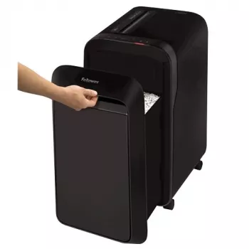 Fellowes Powershred LX221 mikro-pjaustymo popieriaus smulkintuvas, 17 lapų, P-5 saugumas, 30L talpa, juodas 5050401