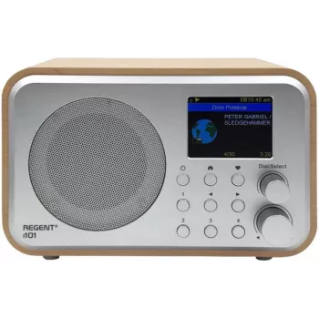 Ferguson Regent i101 Internetinis Radijas DAB+ FM RDS su 2000 mAh Baterija (Šviesi Mediena)