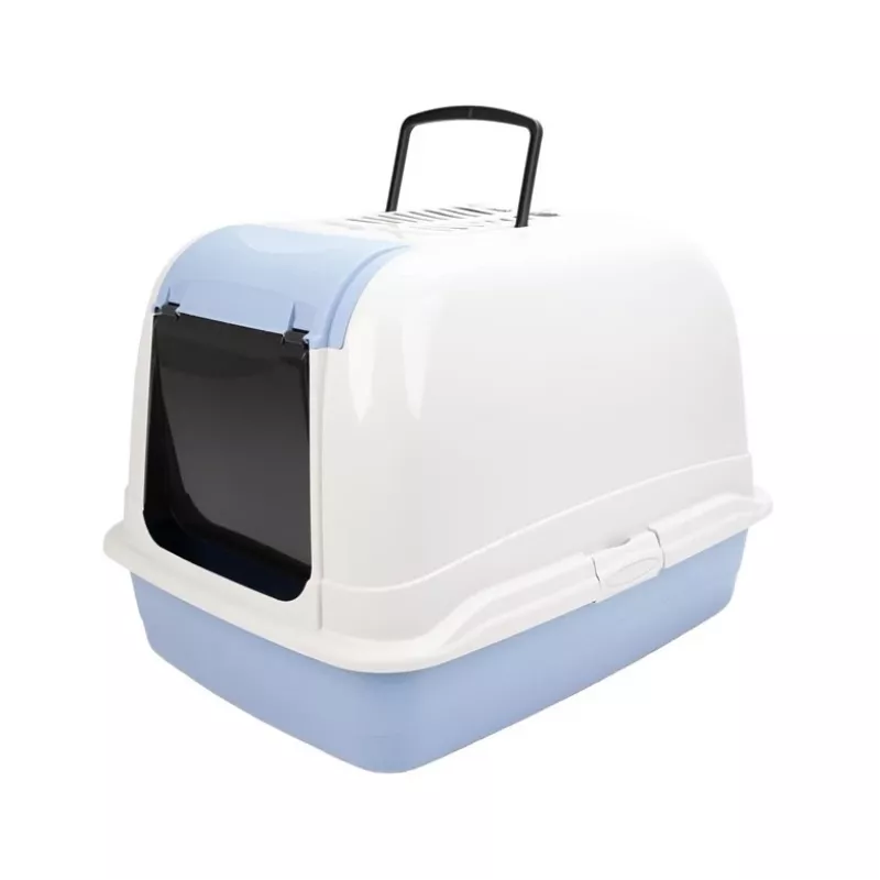 FERPLAST Cat Litter Box House 65.5x50x47 cm Pilka