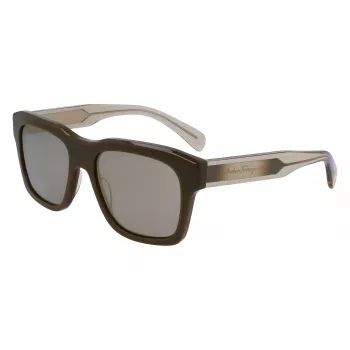 FERRAGAMO MAN SF1087S561832 Akiniai Tamsiai Havana Pilki 56/18/145 mm