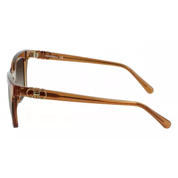 FERRAGAMO SF1027S-210 Moteriški akiniai nuo saulės Havana Brown 55mm