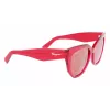 FERRAGAMO SF1061S-613 Moteriški katės akies formos akiniai nuo saulės Havana rudi gradientiniai 56/18/145 mm