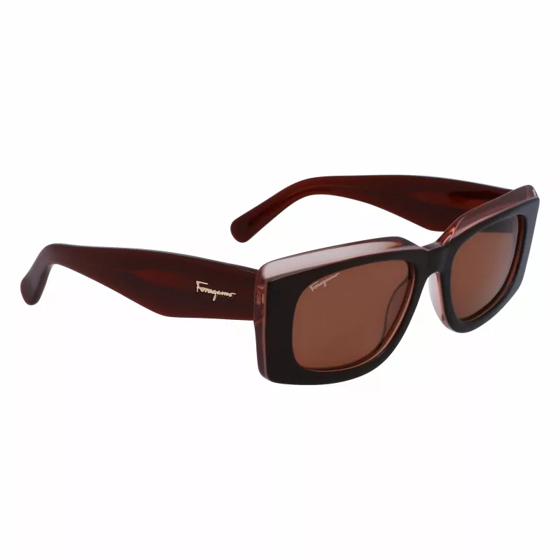 FERRAGAMO SF1079S-211 Moteriški akiniai nuo saulės Havana Ruda Gradient 54mm