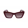 FERRAGAMO SF1081SE-603 Moteriški katės akies akiniai nuo saulės bordo rudi gradientiniai 55mm