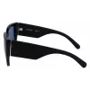 Ferragamo SF1088SE-001 Moteriški akiniai nuo saulės Drugelio formos acetatiniai Juodi Pilki 57mm