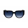 Ferragamo SF1088SE-001 Moteriški akiniai nuo saulės Drugelio formos acetatiniai Juodi Pilki 57mm
