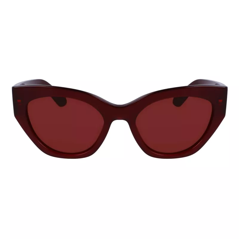 FERRAGAMO SF1107S552065 Moteriški kvadratiniai acetatiniai akiniai nuo saulės Havana Brown Gradient 55/20/140 mm
