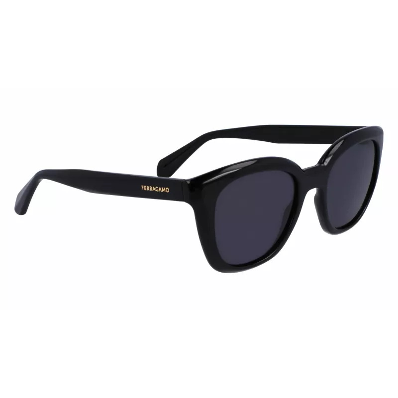 FERRAGAMO SF2000S522100 Moteriški akiniai nuo saulės Havana acetato rėmelis pilki gradientiniai lęšiai 52/21/145 mm