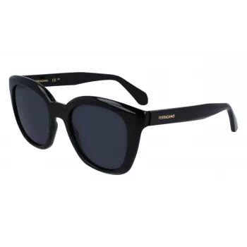 FERRAGAMO SF2000S522100 Moteriški akiniai nuo saulės Havana acetato rėmelis pilki gradientiniai lęšiai 52/21/145 mm