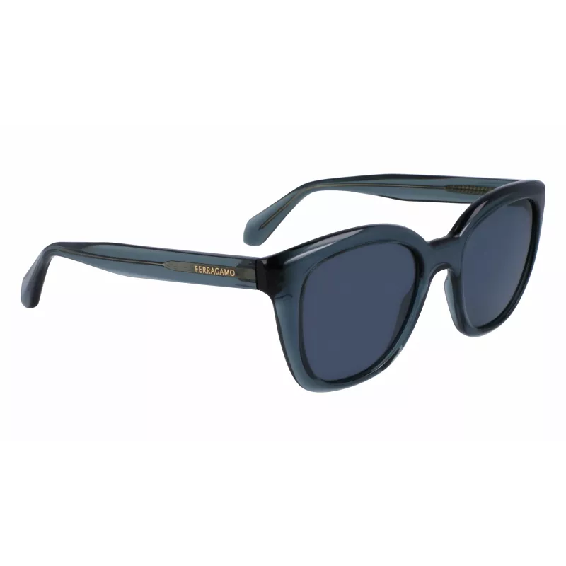 FERRAGAMO SF2000S522143 Moteriški akiniai nuo saulės Havana Brown Gradient 52mm