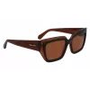 FERRAGAMO SF2002S-233 Moteriški akiniai nuo saulės Havana Acetate Brown Gradient 55/18/140 mm
