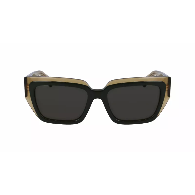 FERRAGAMO SF2002S-327 Moteriški akiniai nuo saulės Havana Acetate Brown Gradient 55mm