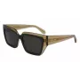 FERRAGAMO SF2002S-327 Moteriški akiniai nuo saulės Havana Acetate Brown Gradient 55mm