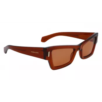 FERRAGAMO SF2006S-232 Moteriški akiniai nuo saulės Havana Brown Gradient 53mm