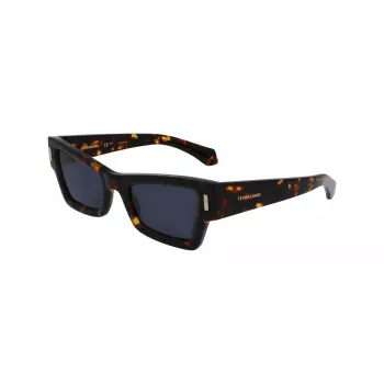 FERRAGAMO SF2006S-242 Moteriški akiniai nuo saulės Havana Acetate Drugelis 53mm