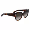 FERRAGAMO SF2007S-240 Moteriški katės akies formos akiniai nuo saulės Havana Brown Gradient 51mm