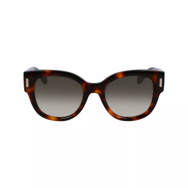 FERRAGAMO SF2007S-240 Moteriški katės akies formos akiniai nuo saulės Havana Brown Gradient 51mm