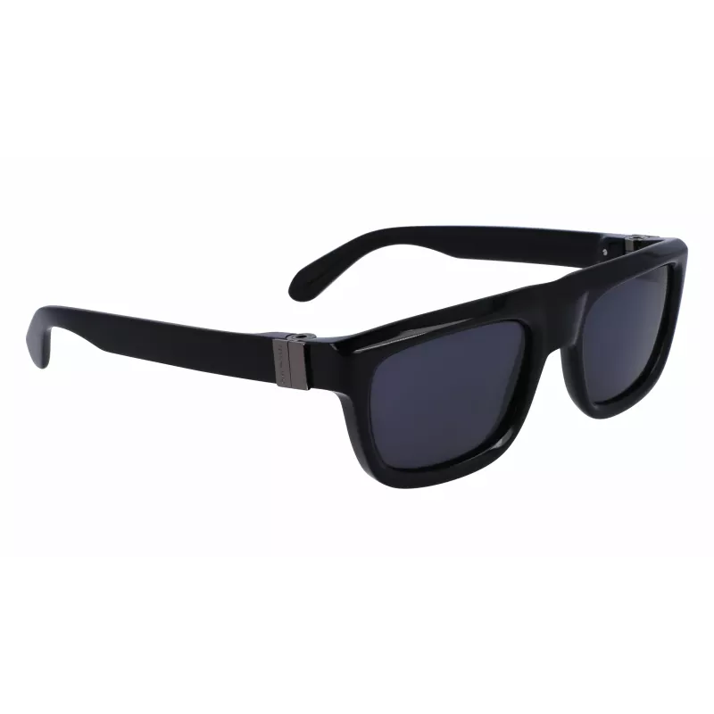 FERRAGAMO SF2009S-001 Vyriški akiniai nuo saulės - Juodas rėmelis, pilki lęšiai 56/21/145 mm