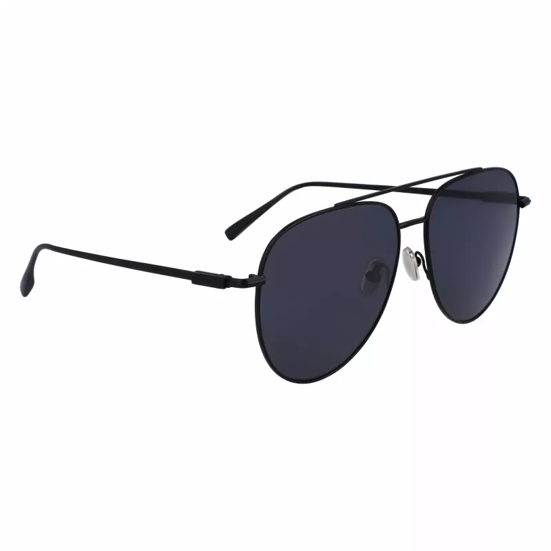 FERRAGAMO SF308S-2 vyriški akiniai nuo saulės – acetatinis rėmelis, polikarbonatiniai lęšiai, UV400 apsauga, stačiakampio formos, 61/15/145 mm