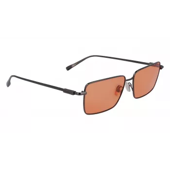 Ferragamo SF309S5715017 Vyriški Akiniai Nuo Saulės - Juodas Acetato Rėmas, Pilki Polikarbonatiniai Lęšiai, 57 mm