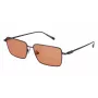Ferragamo SF309S5715017 Vyriški Akiniai Nuo Saulės - Juodas Acetato Rėmas, Pilki Polikarbonatiniai Lęšiai, 57 mm